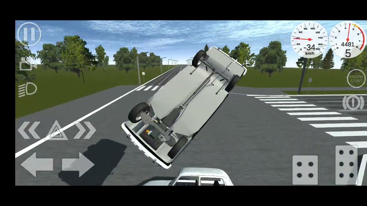 Simple car crash physics simulator racing and crash YouTube