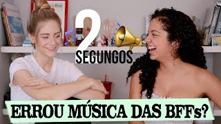 Desafio Música em 2 Segundos ft. Laura Castro || Valentina Schulz