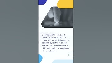 Domain là gì? Hướng dẫn toàn tập cách chọn Tên Miền Website 1
