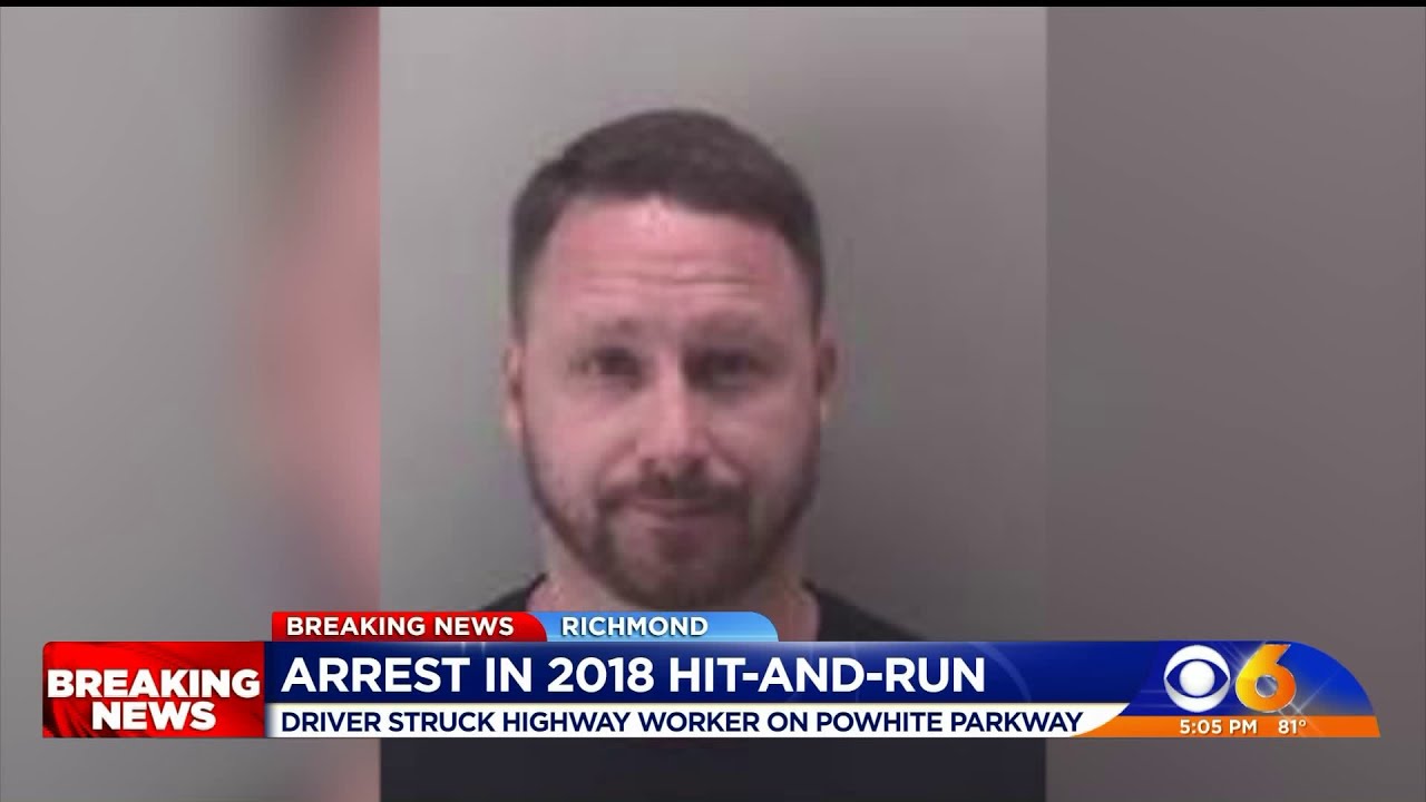Man arrested in hit-and-run that injured highway worker - YouTube