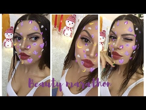 VLOG: Beauty marathon | თმის ნიღაბი სწრაფი ზრდისთვის | პილინგი ცისფერი თიხით