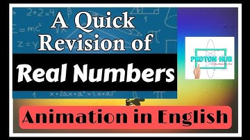 Chapter 1 | Real Numbers | Class 10 Maths | Animation in English | Proton Hub