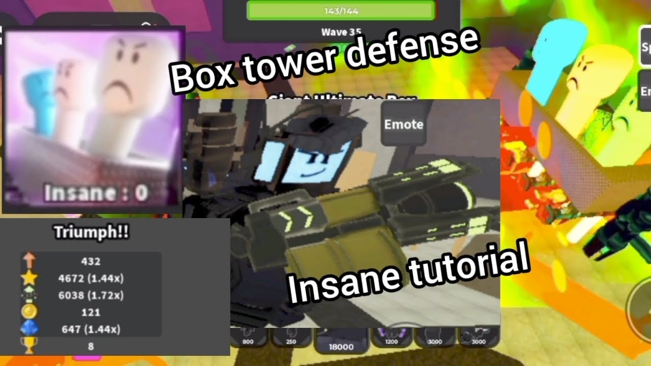 Box tower defense new insane tutorial 