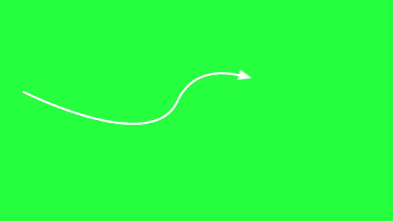 Animated Arrow Green Screen