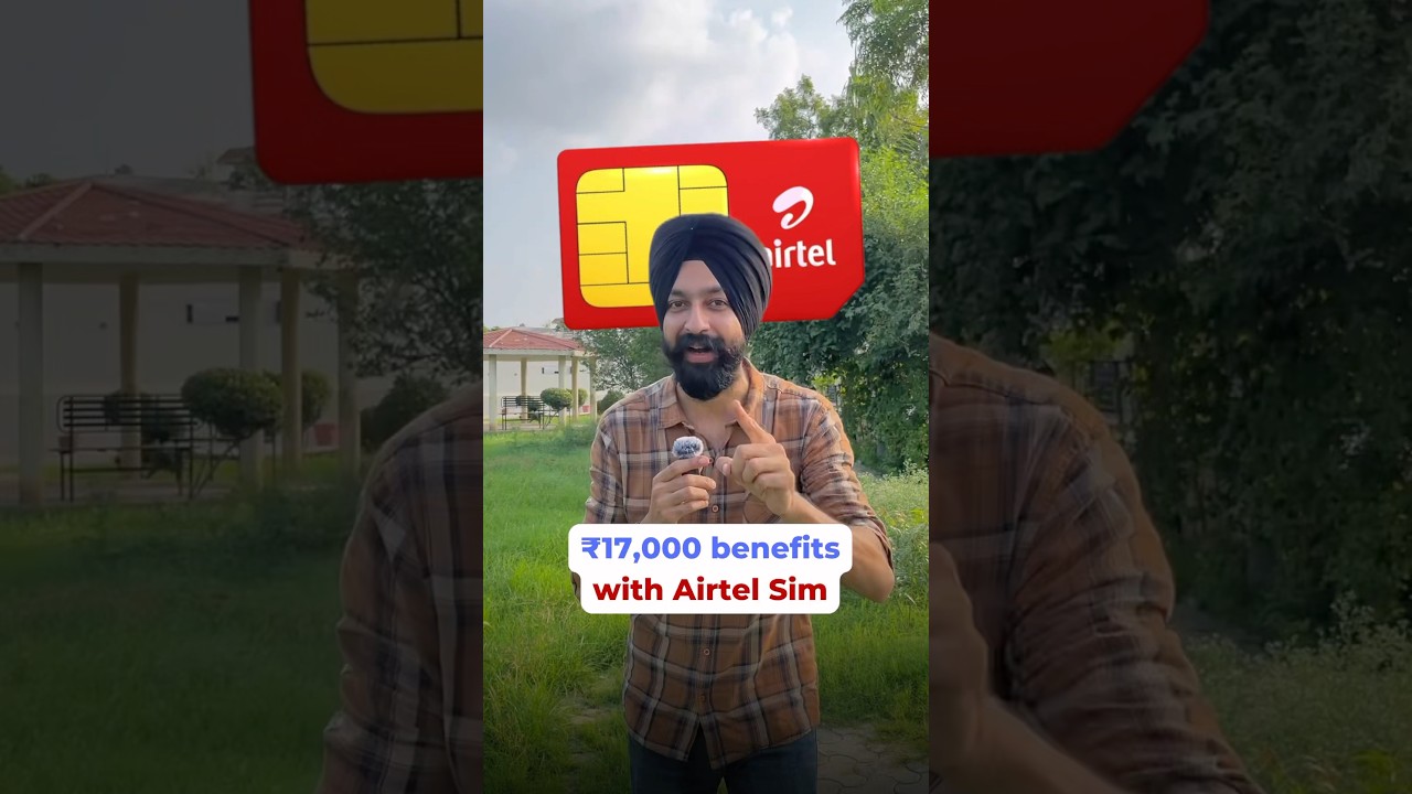 FREE Offers worth ₹17,000 with Airtel SIM 🤩✅ #airtel #perplexityai #ai