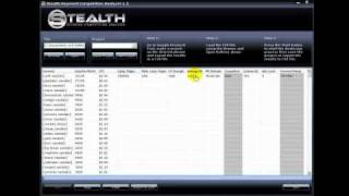 Stealth Keyword Competition Analyzer - Tutorial