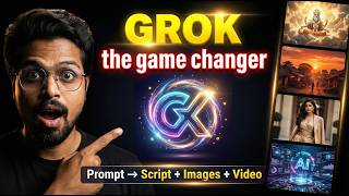 1 Prompt → Script, Images, Videos 😱 | Grok AI Full Tutorial