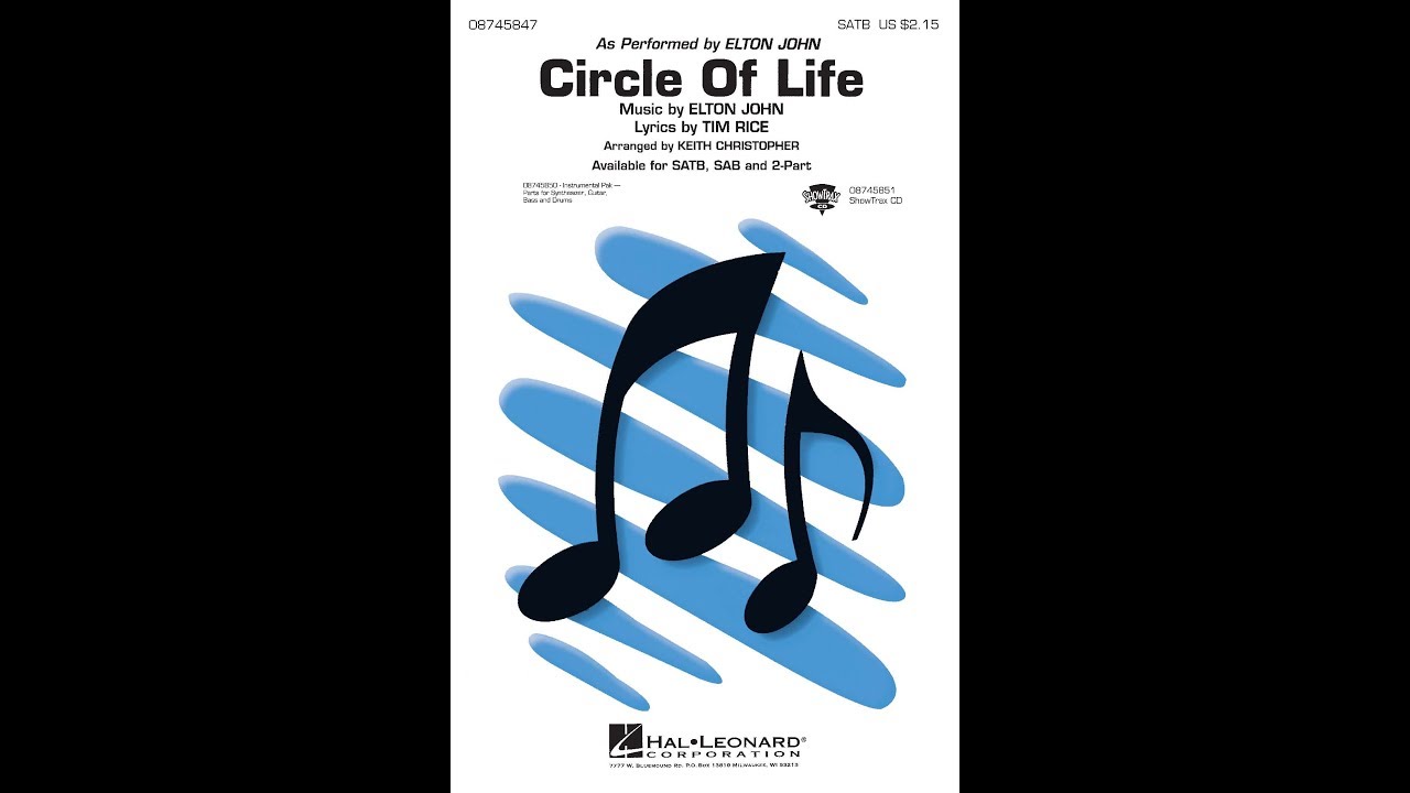 Elton John Circle Of Life Arr Keith Christopher Mixed Choir And Accomp Musicroom Com