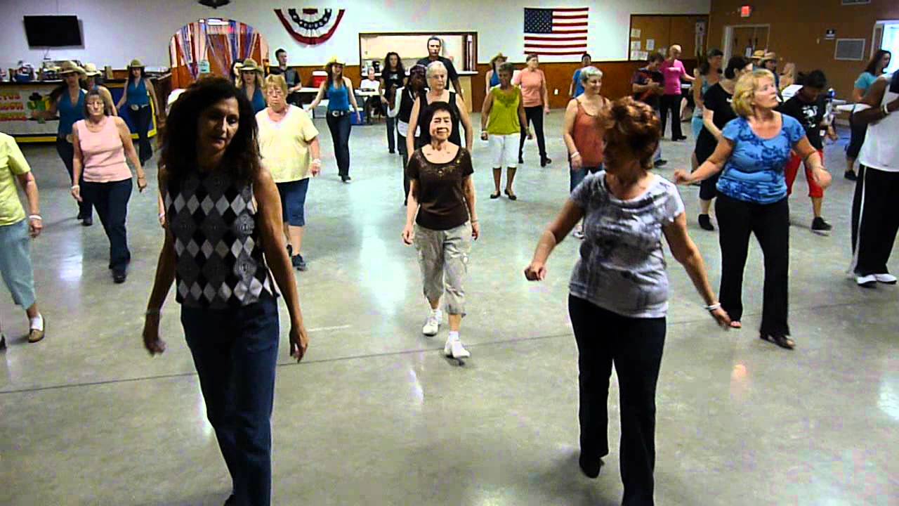 Yellow Diamonds line dance, CMDC, 3-24-12 - YouTube