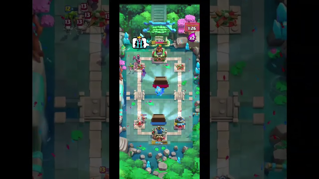 Essa partida o mano que eu enfrentei  tinha um deck muito de anti Cristo 