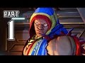 Street Fighter 5 - Story Walkthrough PART 1 @ 1080p (60fps) HD ✔