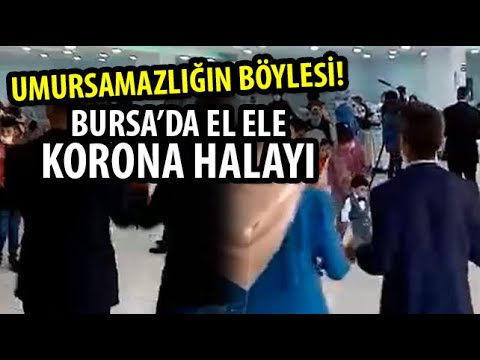 Bursa'da el ele korona halayı