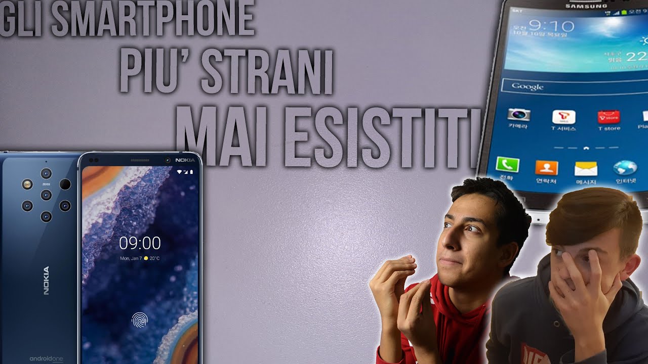 Gli Smartphone Piu Strani Di Sempre W Andreabrandi Youtube