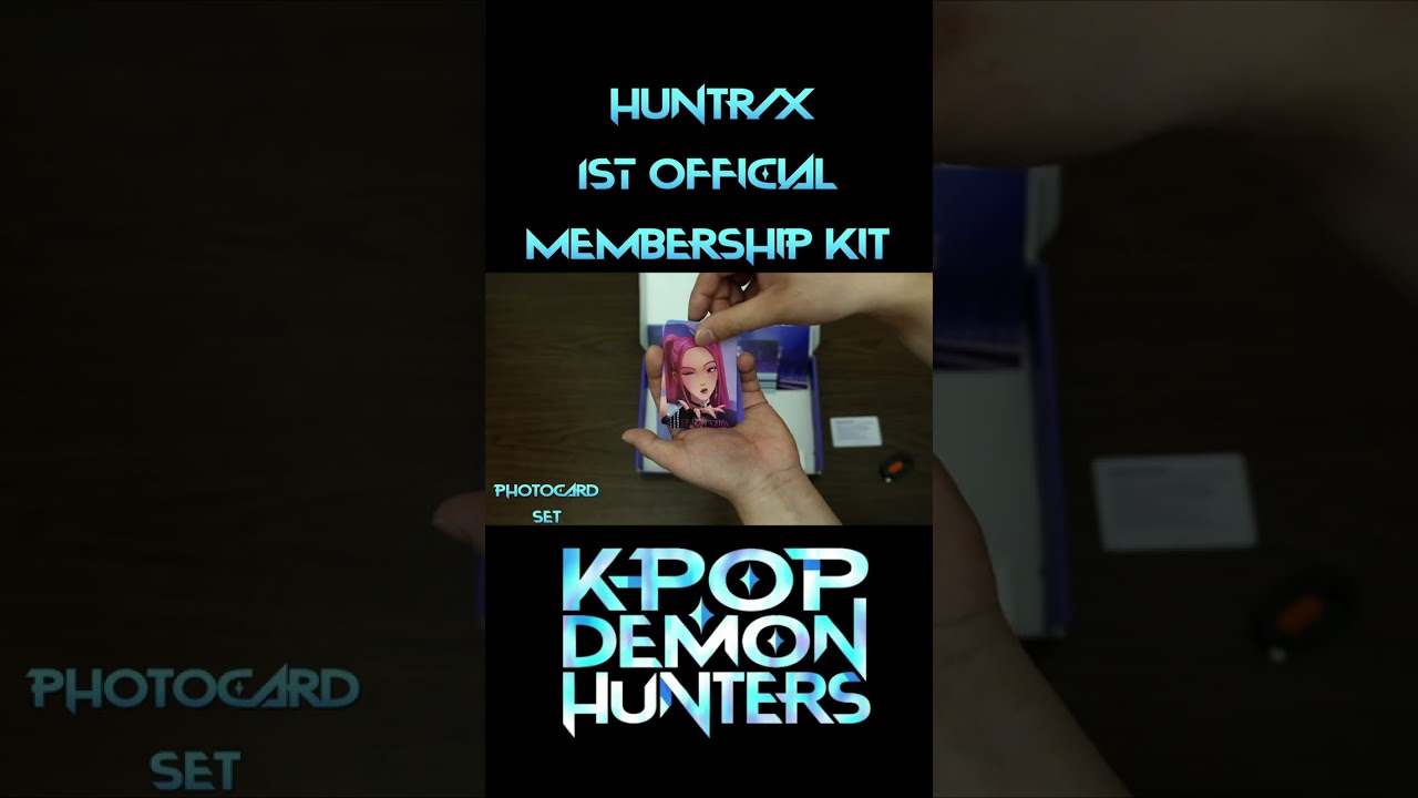 OFFICIAL MEMBERSHIP KITS! #kpopdemonhunters #kpop #membershipkit