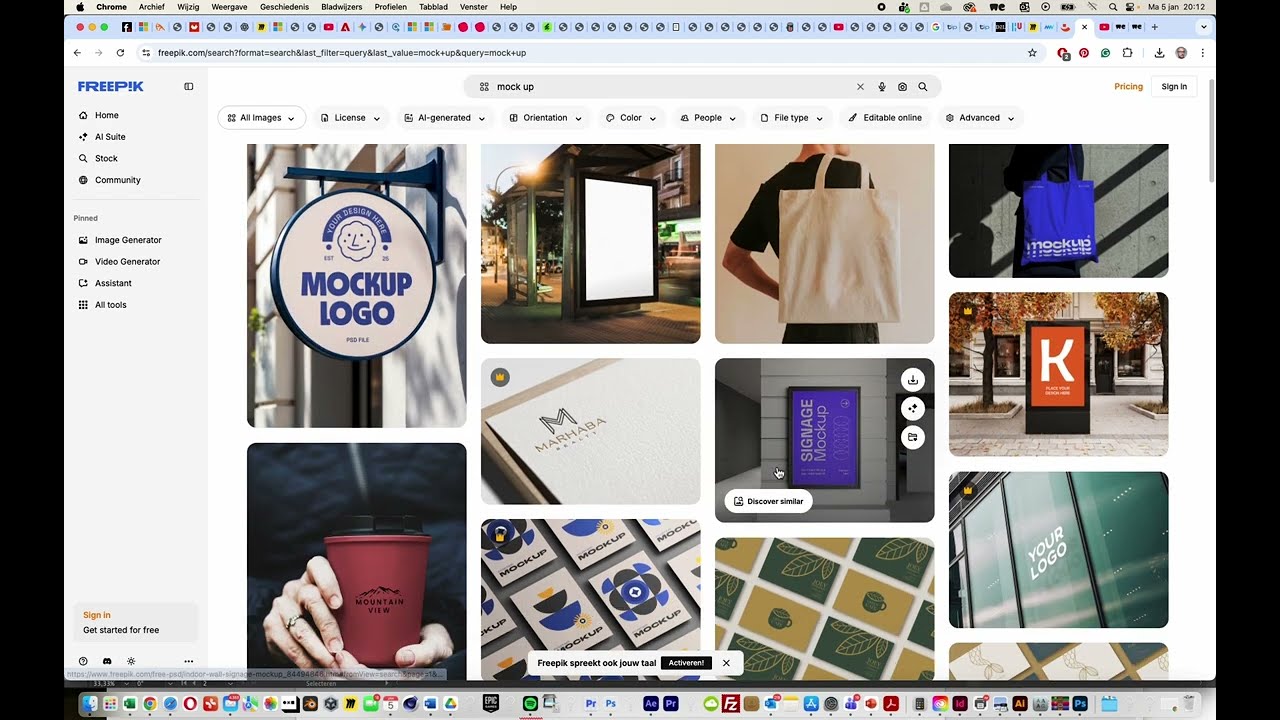 Mockup maken voor je branding