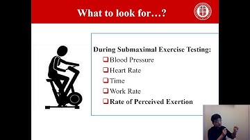 Sub-maximal Exercise Testing