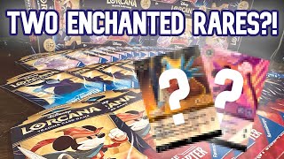 We FINALLY Pull Enchanted Rares! Disney Lorcana Sleeved Booster Opening! These Packs Are Loaded!