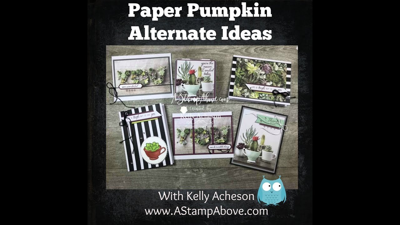 February Paper Pumpkin - YouTube