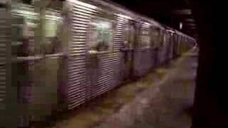 Mta New York City Subway World Trade Center Bound Phase Ii R32 E Train Departing From 7Th Avenue