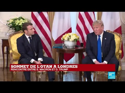 REPLAY - Sommet de l'OTAN à Londres : rencontre entre E. Macron et D. Trump