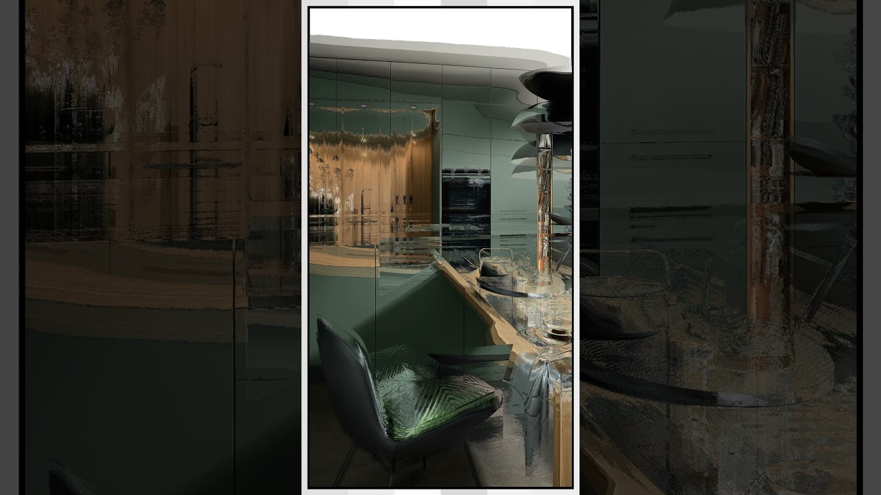 Manhattan Uni | Black Green | Kitchen Design | Nolte India  