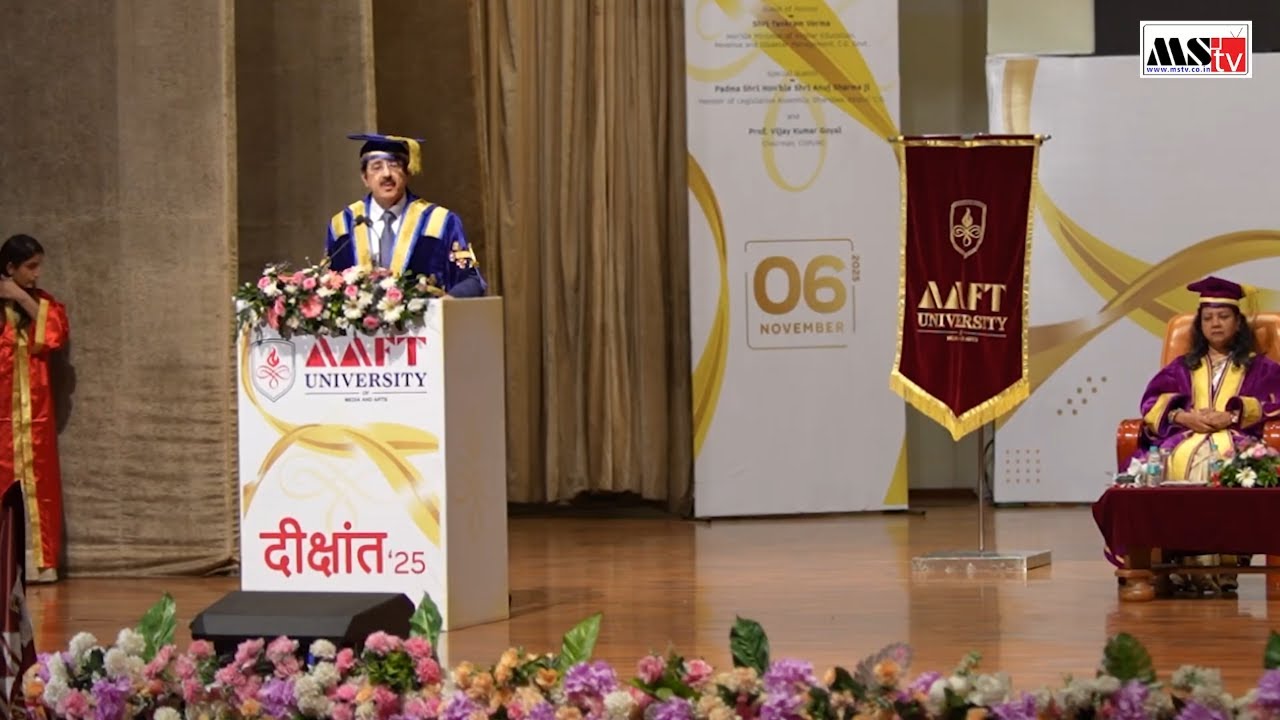 Deekshant | 2025 | CONVOCATION | AAFT University of Media and Arts | Raipur | MSTV