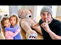 GIANT TEDDY BEAR PRANK ON MY FAMILY!