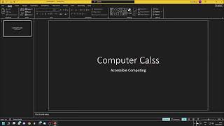PowerPoint tutorial (3) | How To Use Notes Pane In Your Slides With Screen-Reader