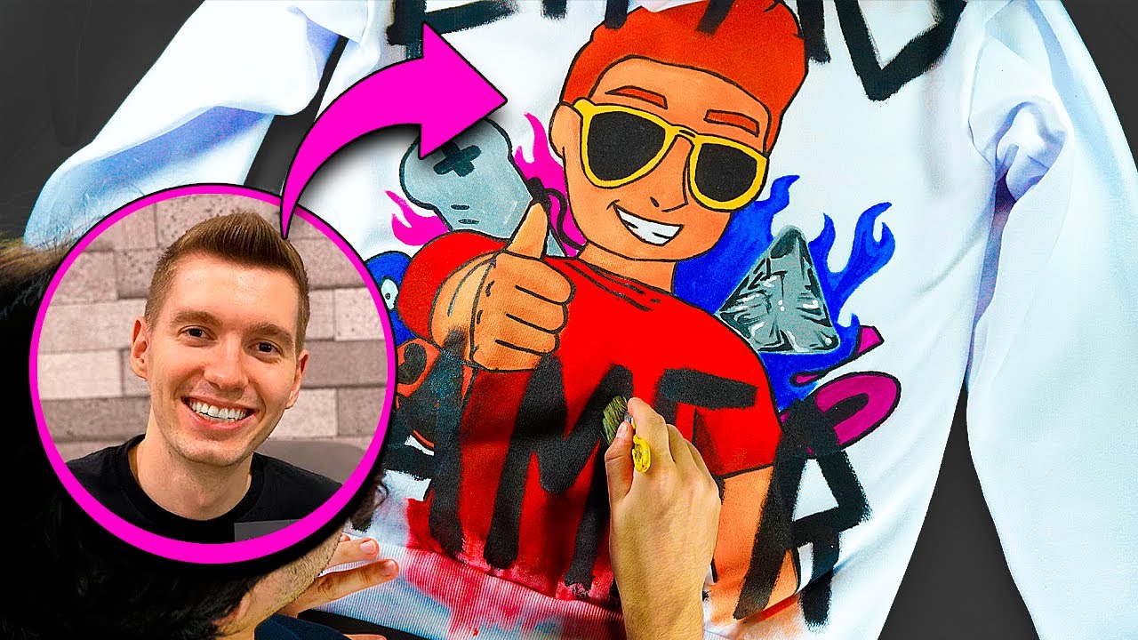 FIZ O MOLETOM DO LIPÃO GAMER !! - Customizando Youtubers #01 ‹ Caio Custom ›