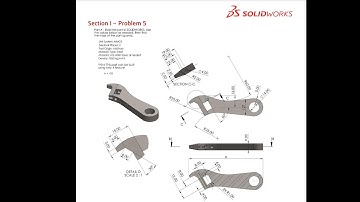 Solidworks CSWA Exam Practice | PART MODELLING | Section I - 5