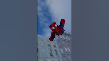 SpiderMan Web Swinging Animation#blender3d#shorts