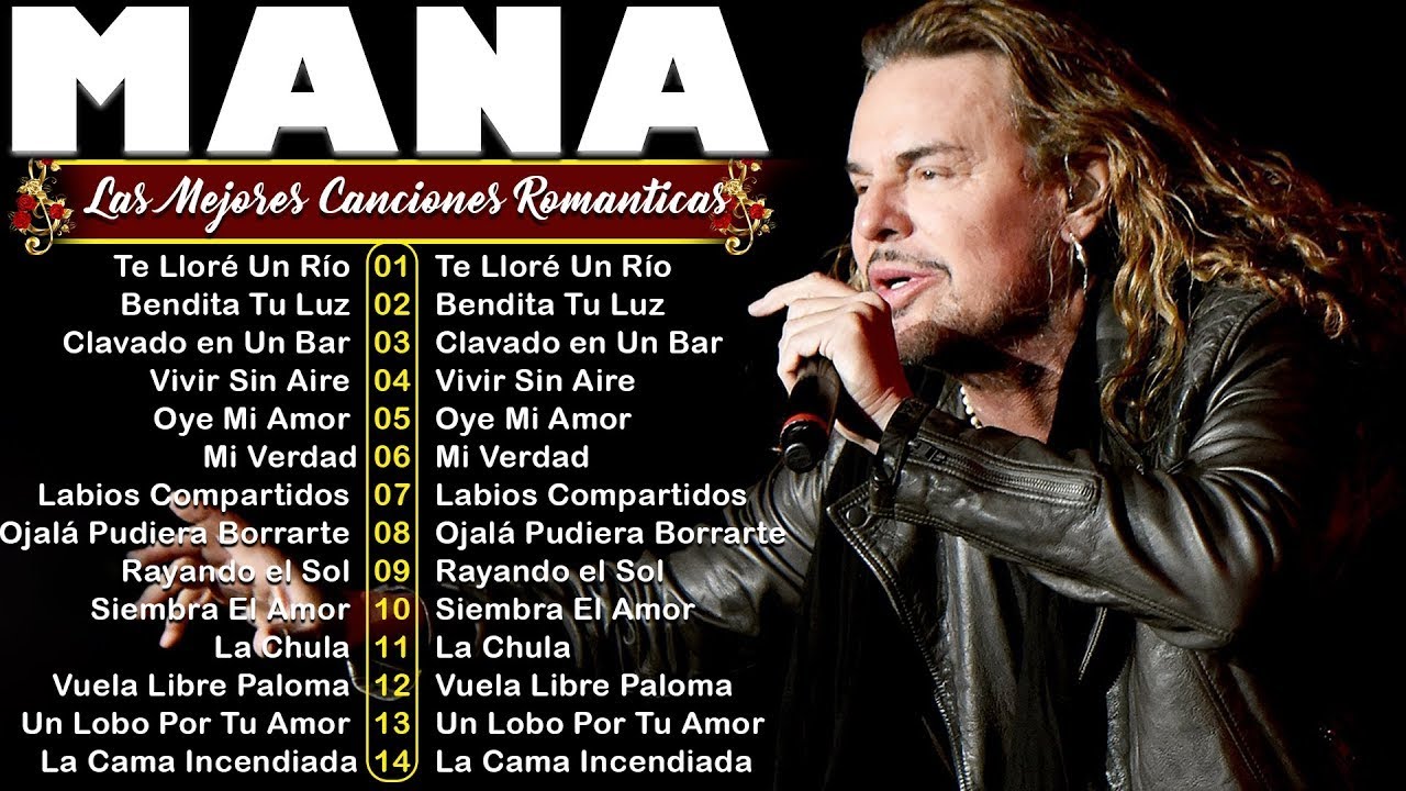 GRANDES ÉXITOS DE MANÁ | Mix 20 Súper Éxitos Románticos Inolvidables – Maná Éxitos Más Escuchados