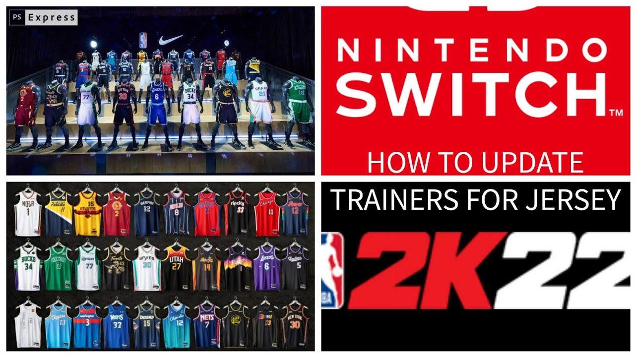 How To Update Trainers for Jerseys in N Switch 2K22 - YouTube