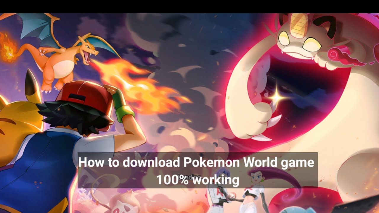 How To Download Pokemon World Game In Android shorts YouTube