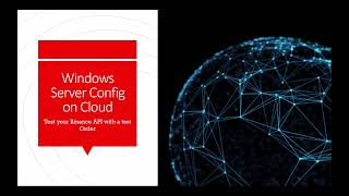 Windows server on cloud with Python client trading bot script