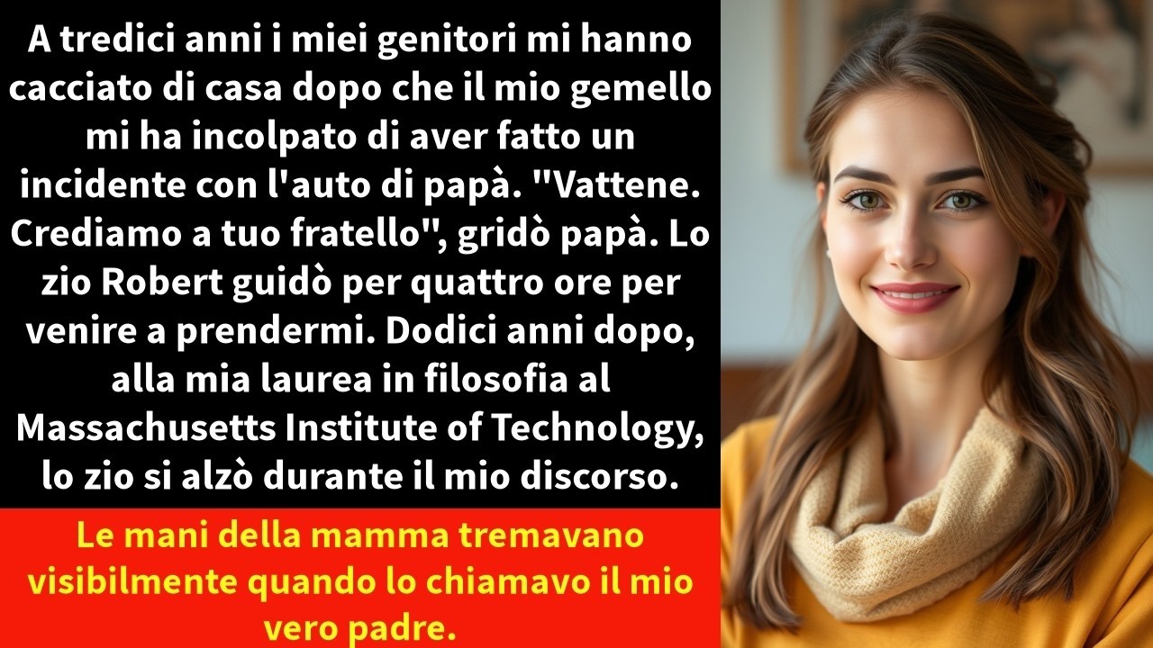 A tredici anni i miei genitori mi hanno cacciato di casa dopo che il mio gemello mi ha incolpato