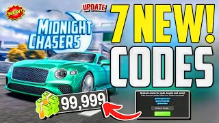 ⚠️Black Friday!⚡[CODES]⚠️Midnight Chasers: Highway Racing Roblox Codes 2025 - MCHR Codes 