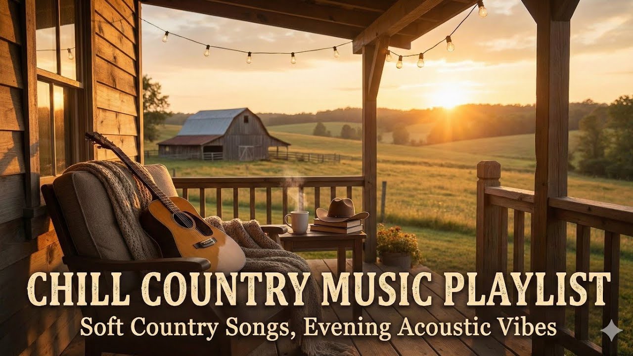 Chill Country Music Playlist | Soft Country Songs, Evening Acoustic Vibes