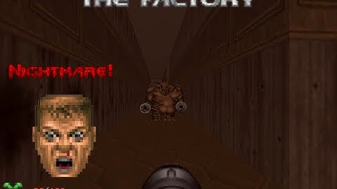 Doom 2 Nightmare Walkthrough | Level 12: The Factory