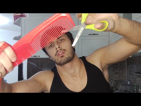 ASMR Unprofessional Barber & Haircut Roleplay