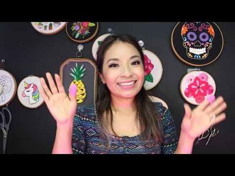BORDADO FANTASÍA PUNTADA FÁCIL, RÁPIDA Y BONITA PARA TETERA DE PIÑA CLASE COMPLETA