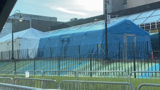 NYC State of Emergency : Elmhurst Hospital & Mount Sinai Hospital of Queens (March 26, 2020)