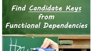 Find Candidate Key from Functional Dependency part-2