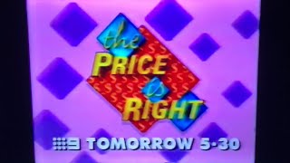 The Price Is Right Australia Channel Nine Promo 1994