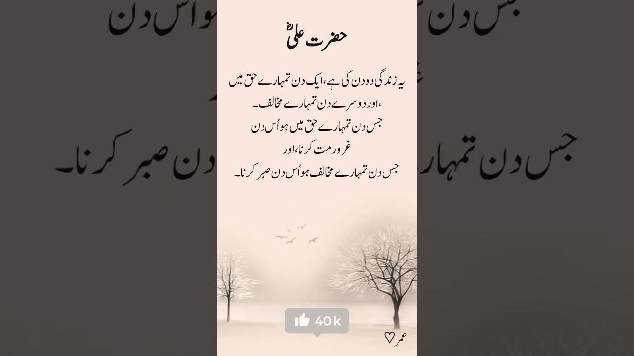 Imam Ali Quote About Life | Wisdom of Hazrat Ali (RA) | Islamic Reminder"