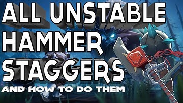 Dauntless Hammer Guide :: ALL UNSTABLE STAGGERS AND HOW TO DO THEM!!