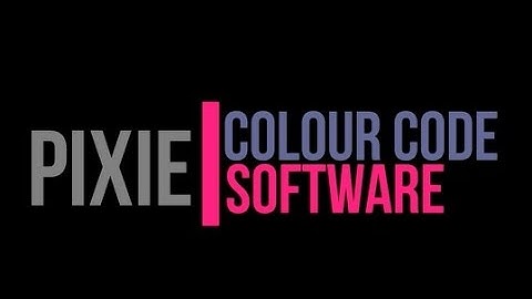How to get Color Code, PIXIE Color Code software