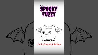 Spooky Fuzzy Coloring Book: 50 Cute and Creepy Coloring Pages