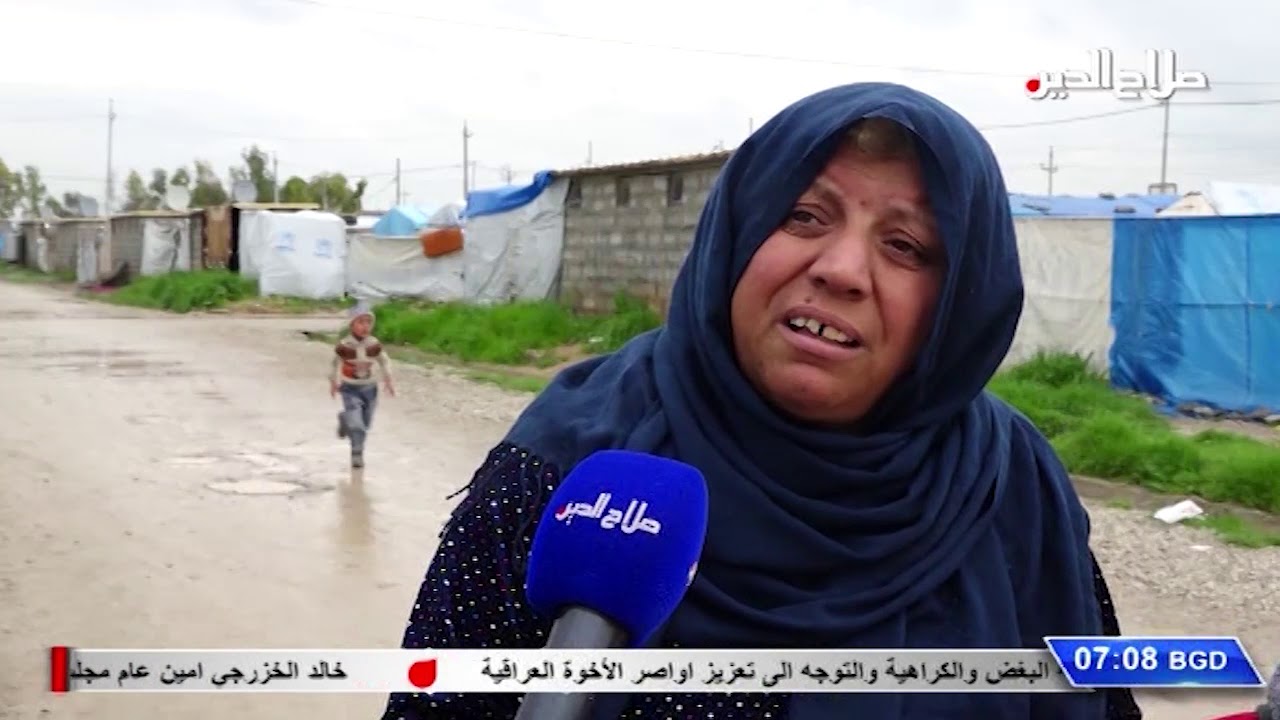 مراسلون / معاناة النازحين في مخيم بحركة من هطول الامطار الغزيرة