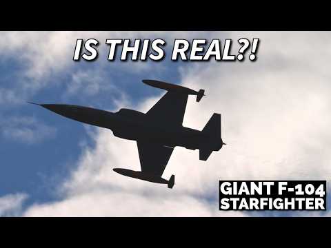 This Giant RC F-104 Starfighter Sounds Like The Real Thing! 4K